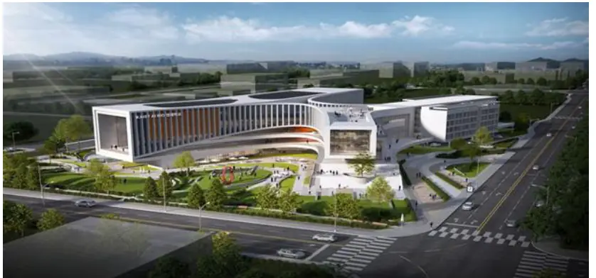 AI 바이오 영재학교 예시 조감도